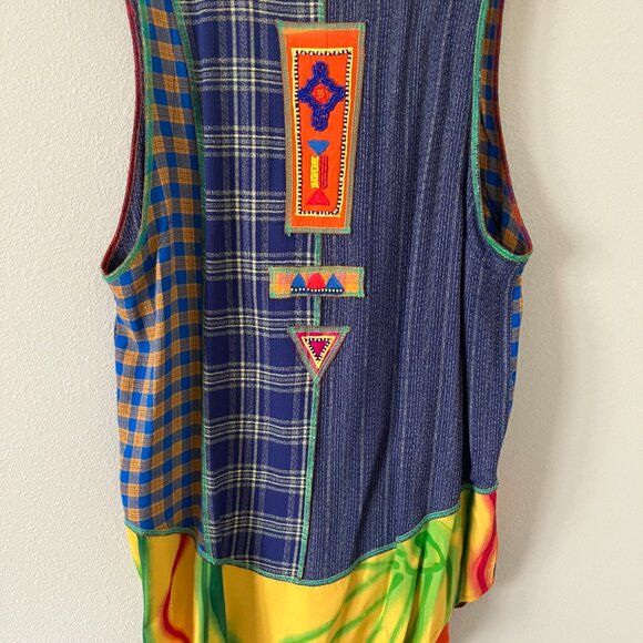 Faith (by Celia Forrester) Medium Beaded Multicolor Vest - Picture 3 of 6